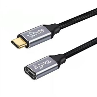 3m Plug and Play Type-C 3.1 Gen2 Male to Female Extension Cable 4K/60HZ 10Gbps Data Cord