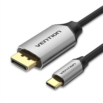 VENTION CGZBG CGZ-serien 1,5m Type-C til DP-kabel Aluminiumlegering 4K USB-C til DisplayPort-adapter for bærbar PC