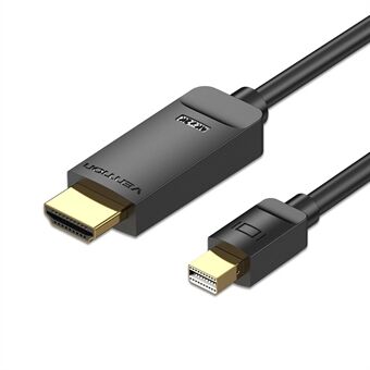 VENTION HAHBH Mini DisplayPort til HDMI-kabel 2m 4K@30Hz Mini DP hann / HDMI hannkabel for skjerm PC MacBook