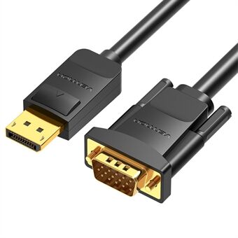 VENTION HBLBI 3m DP til VGA omformingskabel 1080P 60Hz HD videokabel - Svart