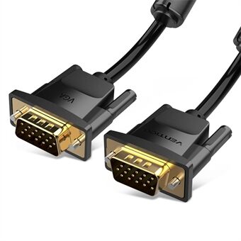 VENTION DADBF 1m VGA 3+9 Hann til VGA Hann Kabel 1080P 60Hz HD PVC Ledning - Svart