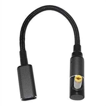 For Acer bærbar 19V 3,42A 4,74A 100W hurtigladekabel + USB C til 5,5 mm * 1,7 mm magnetomformer