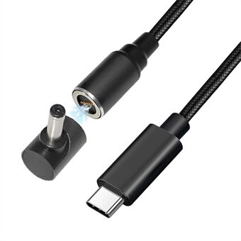 USB-C til Quick mm for Asus bærbar PC, 1,8m PD 100W hurtiglading magnetisk notebook-kontakt Ladeadapter Fleksibel bøyningsbestandig DC-kabel