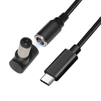 USB-C til Quick mm for HP bærbar PC, 1,8m PD 100W hurtiglading magnetisk kontakt Notebook-ladeadapter Støvtett høyeffekts likestrømskabel