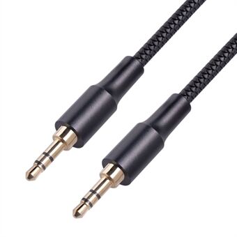 2130 1m 3,5 mm Jack HiFi stereolydkabel 3,5 mm hann til hann lyd AUX-kabel for bilhodetelefonhøyttaler