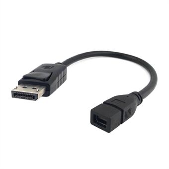 CY DP-048 DP DisplayPort Hann til Mini DP DisplayPort Hunn Adapter for Skjermer HDTV - Svart