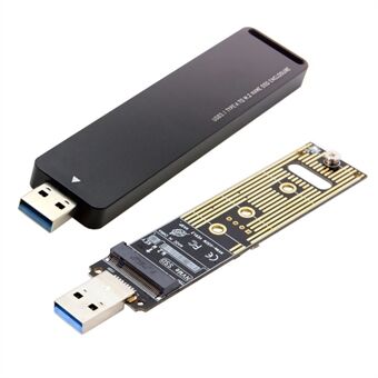 USB 3.0 til Nvme M-Key M.2 NGFF SSD Ekstern PCBA Konverter Adapterkort Flashdisk Type