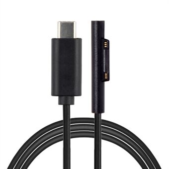 USB 3.1 Type C USB-C DC 12-15V til Surface Pro3 Pro4 Pro5 Pro6 bokladekabel