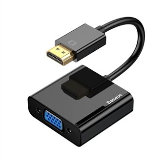 BASEUS HD4K til VGA HD High Definition Adapter - Svart