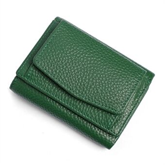 ZS-BO208 Lommebok for kvinner RFID-blokkerende kuskinn-kortholderveske Myntveske