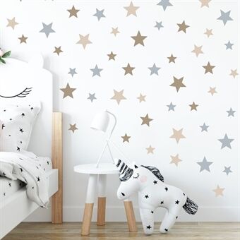 71 stk / sett Stars veggklistremerker Fjernbare veggdekor for barnehager Barn Kids Babyrom Interiør Home Decor (Ingen EN71-sertifisering)