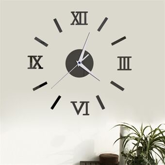 Mirror Wall Stickers DIY Home Decoration Wall Clocks Sticker