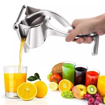 Mat-klasse manuell juicer i aluminiumslegering juicepresser og utvinningsverktøy (ikke FDA-sertifisert, BPA-fri)