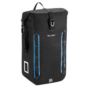 WEST BIKING YP0707313 20L sykkelrefleks bag stativ bag TPU vanntett sykkelsete hale Pannier Pack