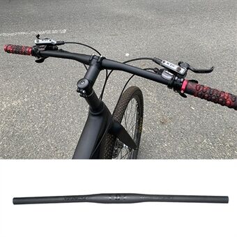 TOSEEK Full Carbon Fiber 31,8 mm terrengsykkelstyre MTB-håndtaksdel - flatt styre 700 mm