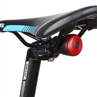 WEST BIKING Bike Saddle Light Smart bremsebaklys USB Nattsykkellys