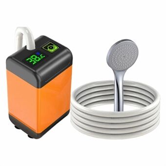 4800mAh Utendørs Camping Elektrisk Dusj med Smart Temperaturovervåking + 1 Sprutemodus