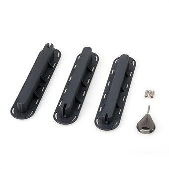 3Pcs Future Tri Fins Box Plugs Fin Base SUP Screw Surf Fins Plugs Set Extra Fin Key Fin Screws