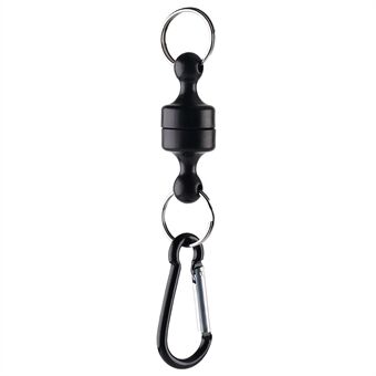 Fishing Magnetic Tool Release Holder Fluefiske Retractor Nettfrigjøringsklips med nøkkelring karabinkrok