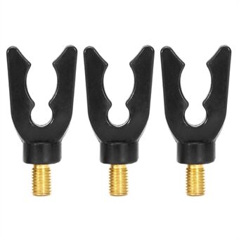 3Pcs U-Head Carp Fishing Rod Holder Butt Rests for Gripper Pod and Bank Stick