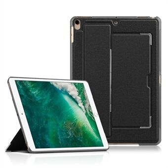 For iPad Pro 10,5-tommers (2017) PU-skinn mykt TPU-skalldeksel med roterende skaft Kickstand nettbrettetui