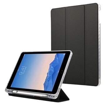 For iPad 9.7-tommers (2017) / (2018) / iPad Air (2013) / Air 2 etui med stativ i skinn til nettbrettet.