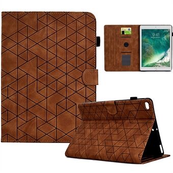 For iPad Air (2013) / Air 2 / iPad 9.7-tommers (2017) / (2018) Etui med kortspor Full beskyttelse PU-lær Flip Cover