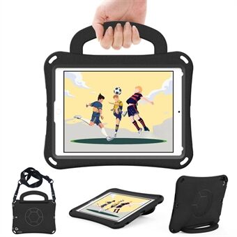 For iPad Air (2013) / Air 2 / iPad 9.7-tommers (2017) / (2018) Fotballmønster Case EVA-beskyttende håndtak Tablet Cover