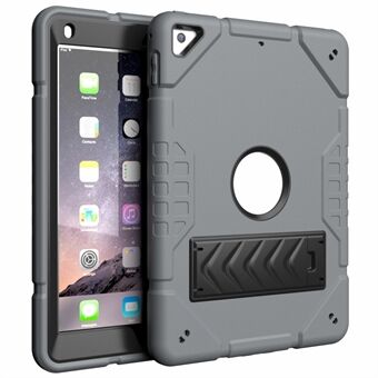 For iPad Air 2 / iPad Pro 9.7 tommer (2016) / iPad 9.7 tommer (2017) / (2018) Deksel TPU + PC Støtsikker Står-deksel