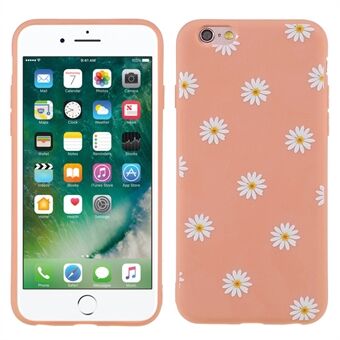 Slank Myk Fleksibel TPU Deksel med Prestekrage-mønster Matt Beskyttelsesdeksel for iPhone 6 / 6s 4.7-tommer