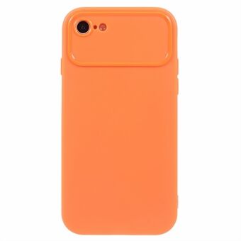 For iPhone 7 / 8 / SE (2020) / SE (2022) Frosted Surface Cell Phone Back Shell TPU-telefondeksel (nøyaktig bakre linseutskjæring)