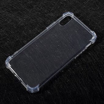 For iPhone XS / X 5.8-tommers støtsikker gjennomsiktig TPU-deksel - Transparent