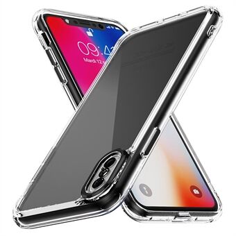 YSM Clear Case for iPhone X / XS med Airbag Drop Protection Telefondeksel