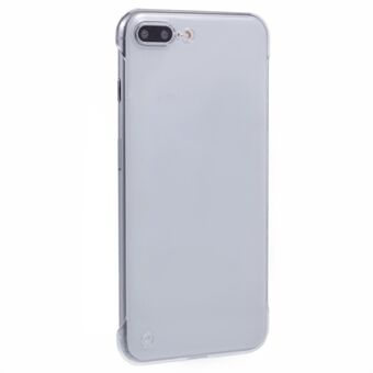 For iPhone 7 Plus / 8 Plus deksel Ultra tynt hardt PC-randløst telefondeksel