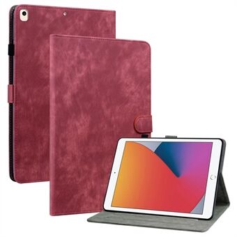 For iPad 9,7-tommers (2017) / (2018) / Air (2013) / Air 2, anti- Scratch Stand Deksel Søt tigermønster påtrykt TPU+PU-skinndeksel med kortspor, autovekking / sovebrettetui