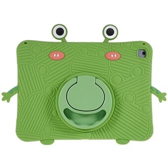 For iPad Air (2013) / Air 2 / iPad 9,7-tommers (2017) / (2018) Cartoon Frog Design nettbrettetui Anti-dråpe Kickstand Silikon + PC-deksel