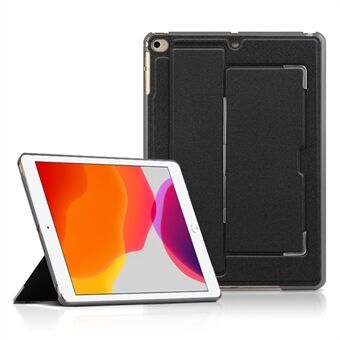 For iPad 9,7-tommers (2017) / (2018) PU-skinn+TPU-nettbrettetui Roterende skaft Kickstand-beskyttelsesdeksel