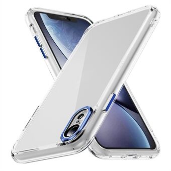 YSM Telefondeksel for iPhone XR 6.1 tommer Skall Krystallklar Akryl+TPU Deksel med Presis Linsekutt