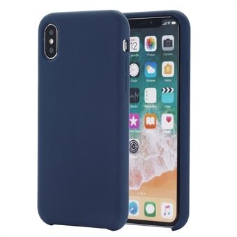 Edge Wrapped Liquid Silicone Shell Cover Case for iPhone XS Max 6,5 tommer