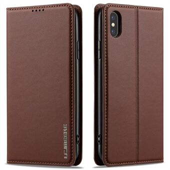 LC.IMEEKE L1 Serie for iPhone XS Max Etui PU Lær Lommebok Stativ Beskyttende Telefondeksel