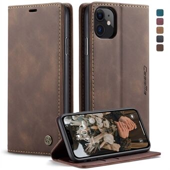 CASEME 013 Series Autoabsorbert Flip Leather Wallet Case for iPhone 11 6,1 tommer (2019)