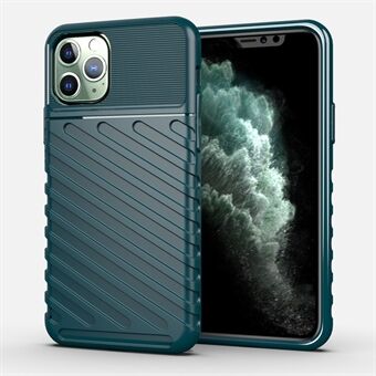 Thunder Series Twill Texture Mykt TPU-bakskall for iPhone 11 Pro 5,8 tommer