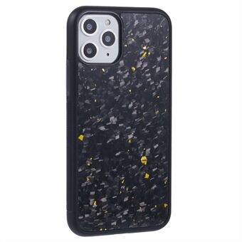 For iPhone 11 Pro Magnetisk Etui Smidd Tekstur Aramidfiber+TPU Anti-Sklisikring Telefondeksel