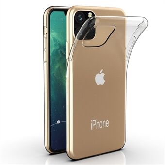 For iPhone 11 Pro 5,8 tommers telefondeksel Høy gjennomsiktig støtsikker Fleksibel Anti- Scratch Ultra Slim TPU-deksel