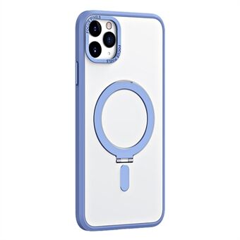 For iPhone 11 Pro 5,8 tommer Fallbeskyttelse Telefonveske med hudberøring Kompatibel med MagSafe, Elektrobelegningsdesign for kameraramme PC+TPU Støttefunksjon Deksel