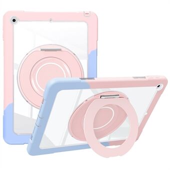 For iPad 10.2 (2021) / (2020) / (2019) Etui Roterbar Ring Stativ PC+Silikon Nettbrettdeksel