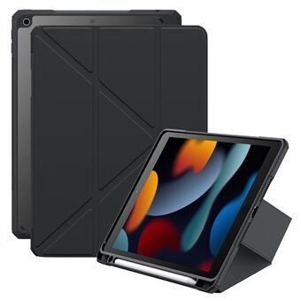 BASEUS Minimalist-serie for iPad 10.2 (2021) / (2020) / (2019) Tablet-etui Y-formet tredobbelt stativ lærdeksel