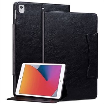 For iPad Pro 10.5-tommers (2017) / Air 10.5 tommer (2019) / iPad 10.2 (2019) / (2020) / (2021) etui med støtte i lær til nettbrett.