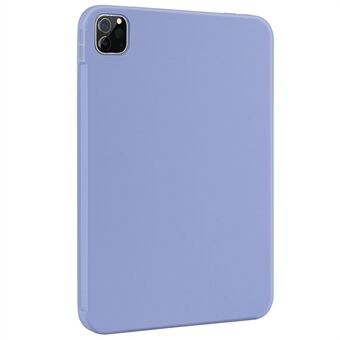 Skin-touch flytende silikon myk mikrofiberfôr Drop Protective Case for iPad Pro 11-tommers (2021) / (2020) / (2018)