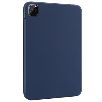 Skin-touch flytende silikon myk mikrofiberfôr Drop Protective Case for iPad Pro 11-tommers (2021) / (2020) / (2018)